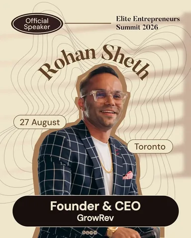 rohan_sheth Instagram post about Business event