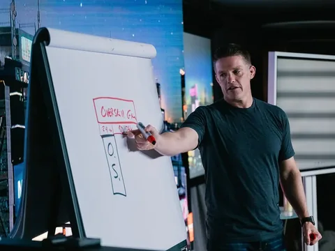 russellbrunson Instagram post about Speaking and teaching