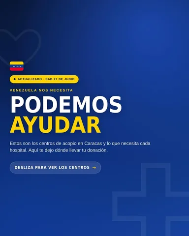 saschafitness Instagram post about Ayuda humanitaria en Venezuela