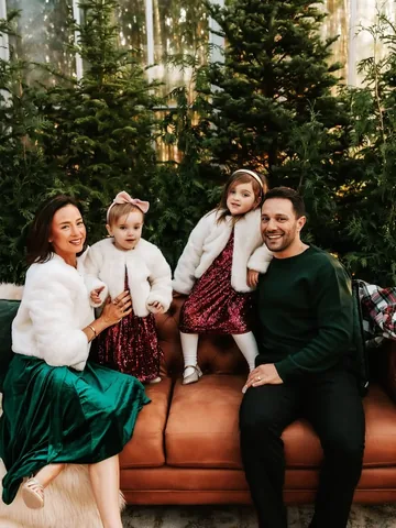schmittastic Instagram post about Christmas and family