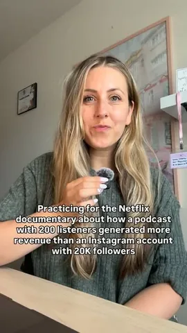 simona__costantini Instagram post about Podcast business value