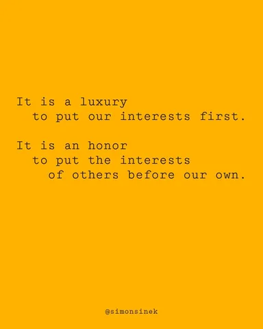 simonsinek Instagram post about Unspecified visual content