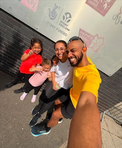 simplycantara Instagram post about Family Parkrun