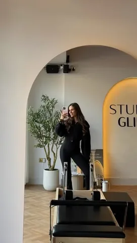 stephelswood Instagram post about Pilates studio launch