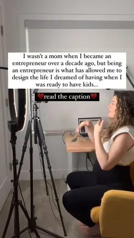 sunnylenarduzzi Instagram post about Entrepreneurship and family flexibility