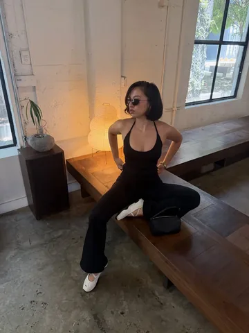 swellmichelle Instagram post about Matcha outing and fashion