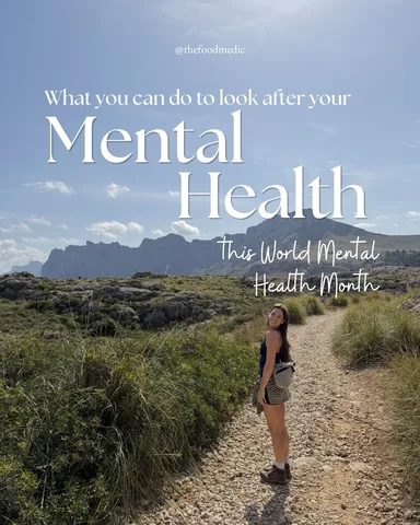 thefoodmedic Instagram post about Mental health support