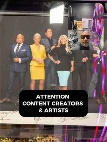 thesharkdaymond Instagram post about Gallery and production studio