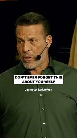 tonyrobbins Instagram post about Resilience and identity