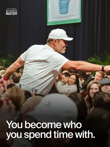 tonyrobbins Instagram post about Personal growth through relationships