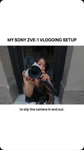 vanessalau.co Instagram post about Vlogging camera setup