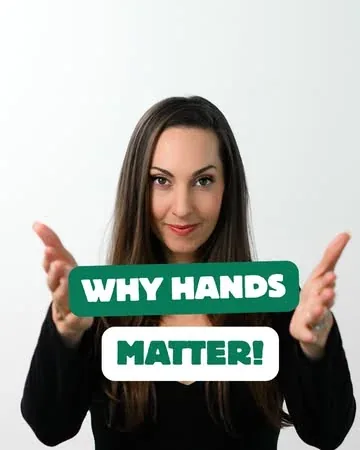 vvanedwards Instagram post about Hand gestures