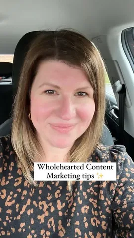 wholeheartedlylaura Instagram post about Flexible content marketing